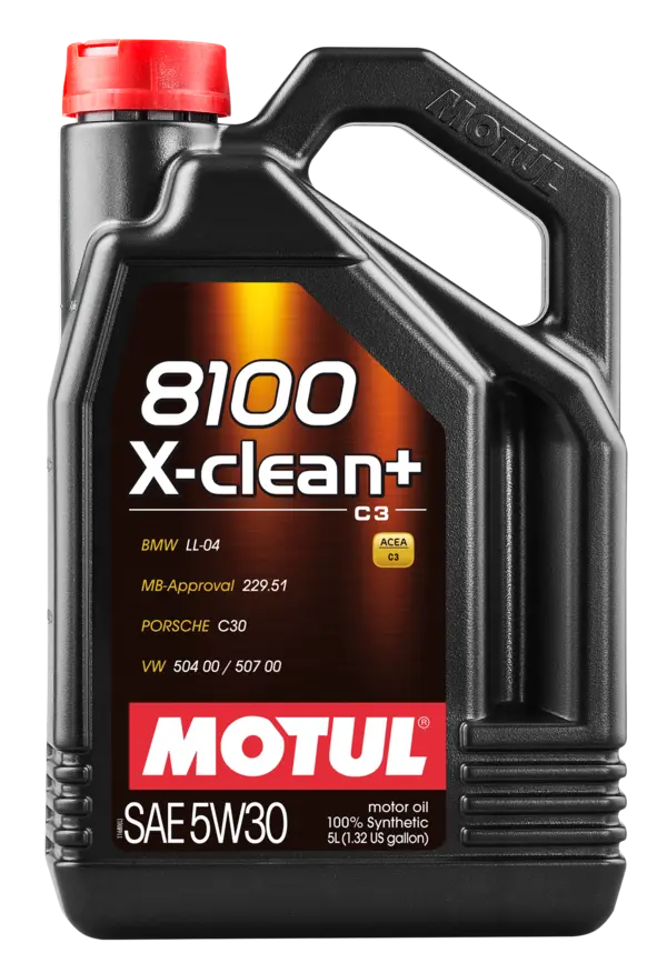 Motul 8100 X-Clean+ 5W-30, 5 Liter