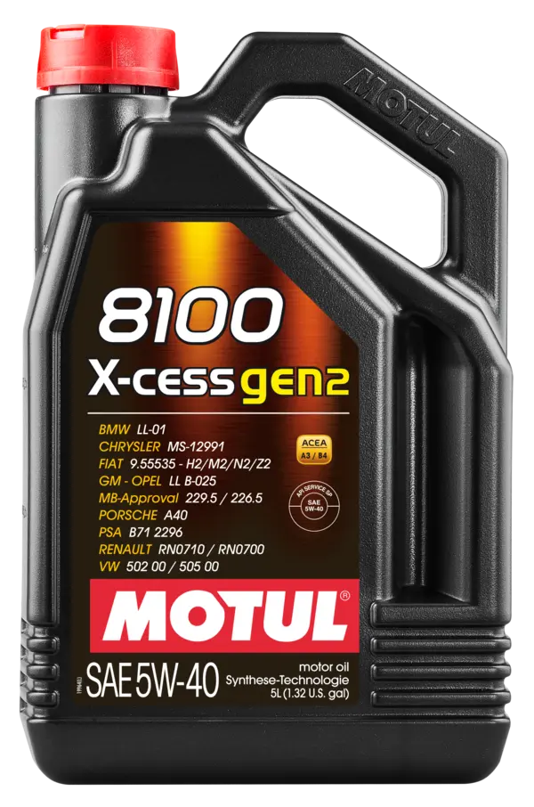Motul 8100 X-Cess Gen2 5W-40