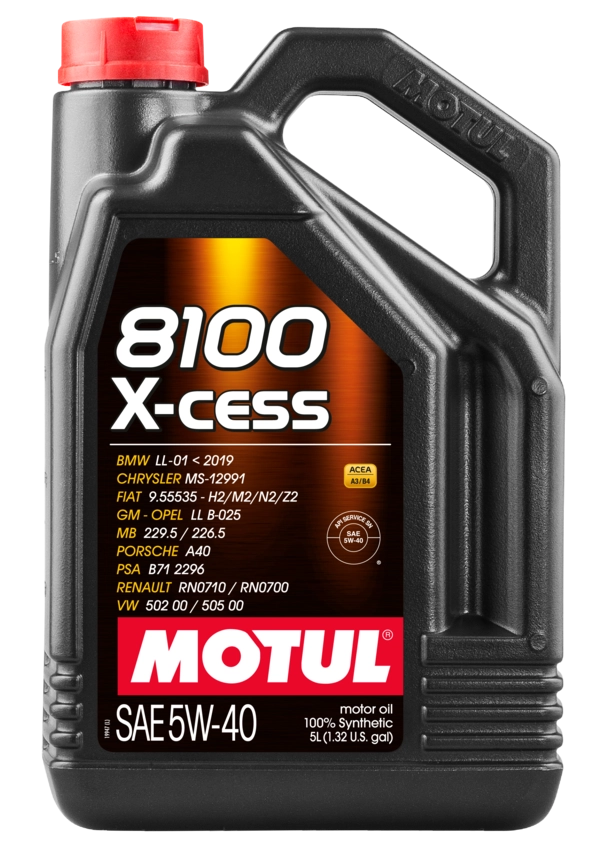 Motul 8100 X-Cess 5W-40, 5 Liter