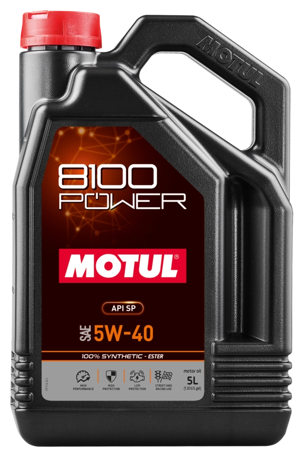 Motul 8100 Power 5W-40, 5 Liter